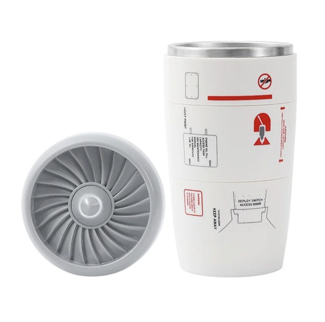 Airplane Engine Travel Mug 500ml