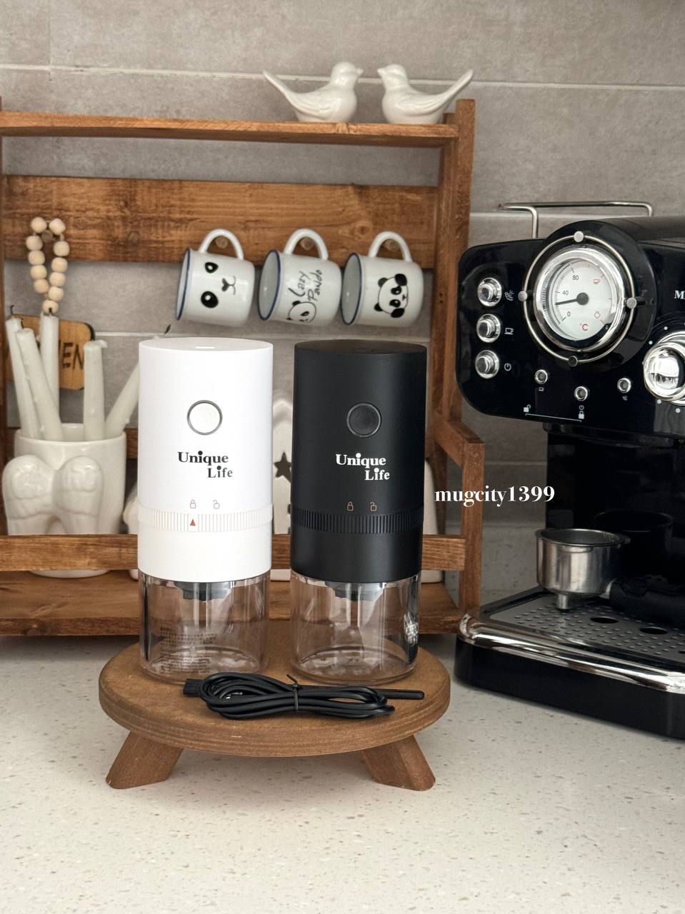 Unique Life Portable Rechargeable Coffee Grinder