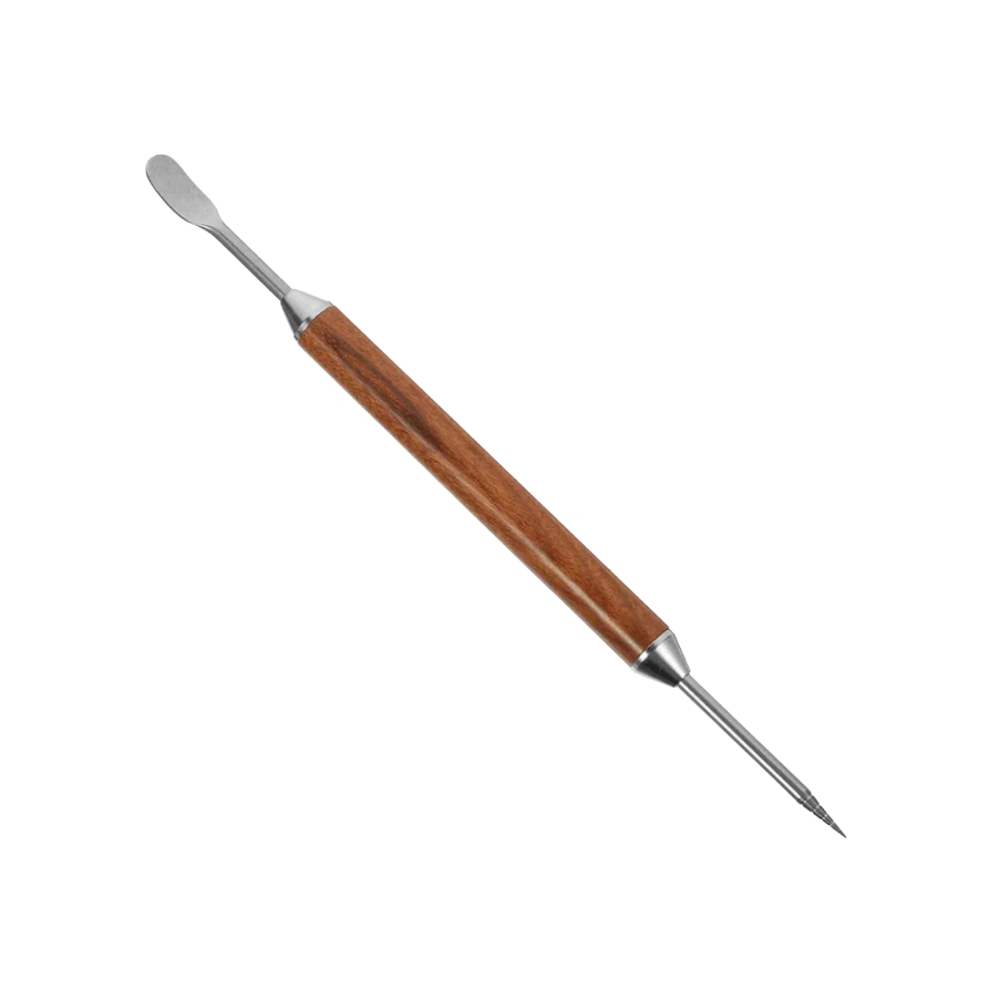 Dual Head Wooden Latte Art Pen