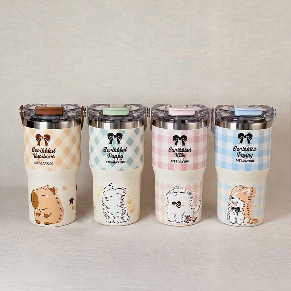 Sitarayori Cute Animal Travel Mug 560ml